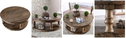 Furniture of America Sault Creek Round Coffee Table